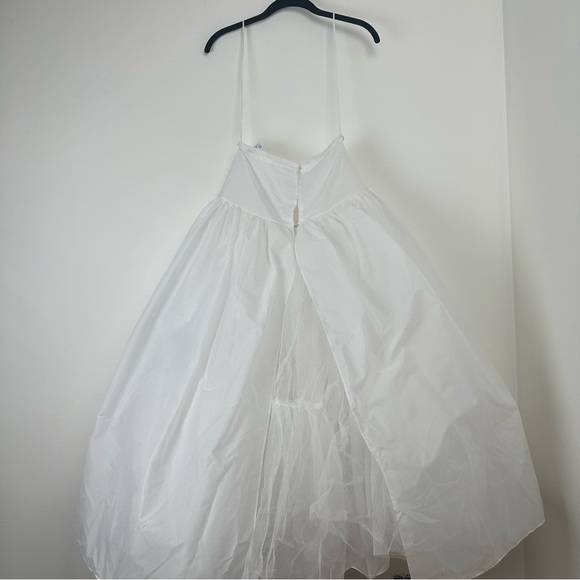 Sidney Bush Coverage Petticoat Size 10 White Made in U.S.A Wedding Formal - Picture 2 of 10